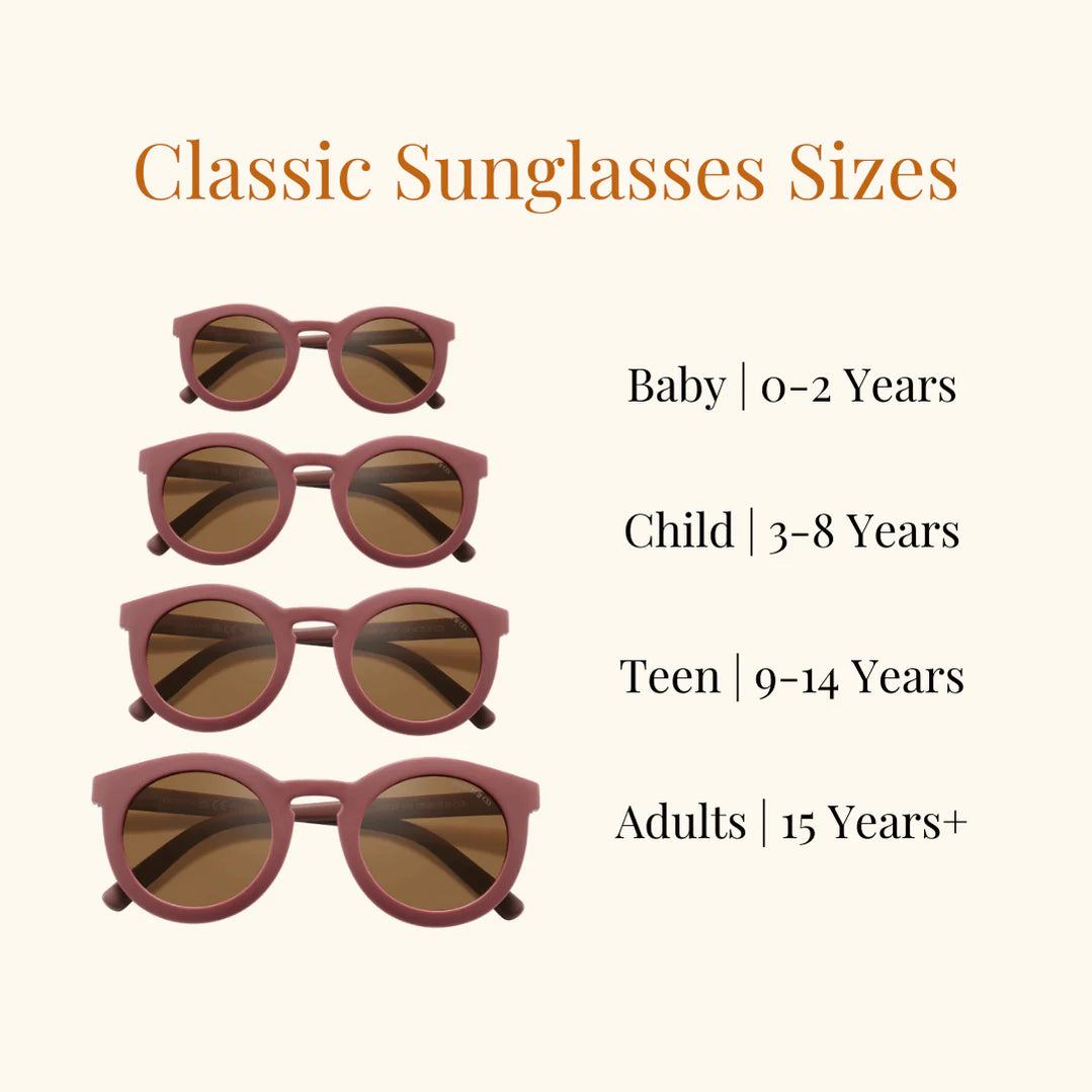 Child Classic Sustainable Bendable Sunnies - Polarized Buckwheat